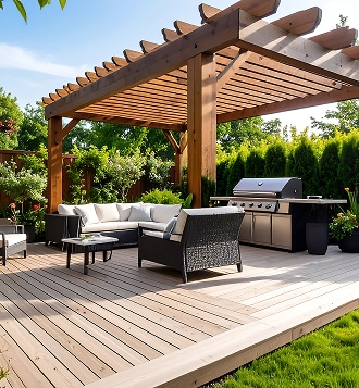 Copeaux de Bois Flottants sur Fond Noir